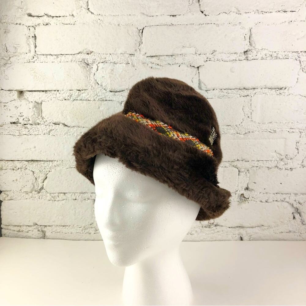Vintage Brown Fur Winter Hat